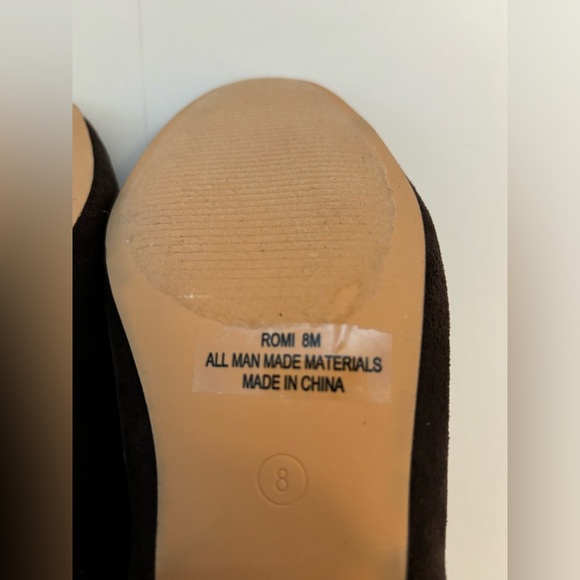 Cushionaire Women Brown Romi Block Heel Slip-On Ankle Boots Size 8 Fall Winter - Picture 14 of 15